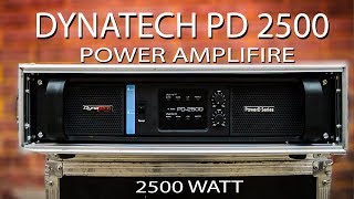 Dynatech PD2500 I Dual Channel Power Amplifier I 2500 Watt I DJ Amplifier [upl. by Moreen191]