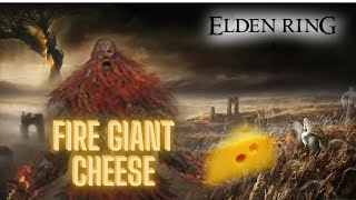 FIRE GIANT EASY CHEESE ELDEN RING CHEESE EASYKILL BOW firegiant [upl. by Warenne]