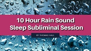 Calm amp Confident Public Speaking  10 Hour Rain Sound  Sleep Subliminal  By Minds in Unison [upl. by Ikuy]