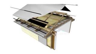 Cold Roof Pitch 15° 30°  BBS Passive Ventilation [upl. by Strepphon]