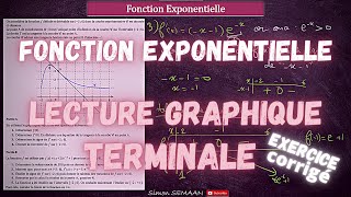 Fonction Exponentielle  Lecture Graphique  BAC Spé  Exercice Corrigé [upl. by Sinclair]