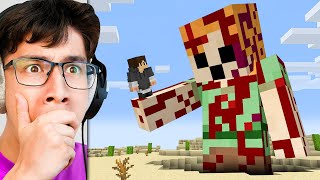 I Scared My Friend as GIANT ALEX in Minecraft [upl. by Robby]