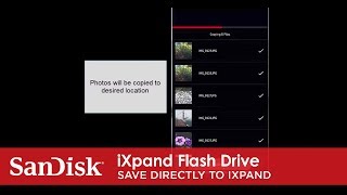 iXpand Flash Drive  Save Directly to iXpand Drive From Any App [upl. by Aicitel96]