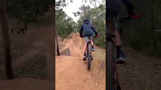 Little whips in dunsborough w my brother mountainbike mtb sends whips subscribe [upl. by Natsirhc]