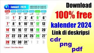 download kalender 2024 lengkap free [upl. by Darken955]