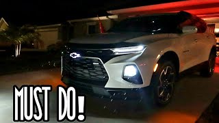 20192022 Chevy Blazer Illuminated Bowtie Install full detail [upl. by Yenahpets710]