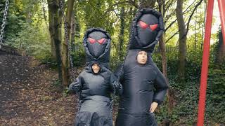 Giant Inflatable Death Costume  MorphCostumes [upl. by Yelsnia]