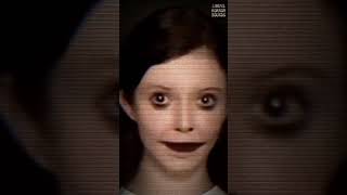 Uncanny Valley Face Scare your friends 😰😰 ScaryVideo UncannyValley UncannyValleyMakeup [upl. by Fortunna]