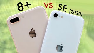 iPhone SE 2020 Vs iPhone 8 Plus CAMERA TEST Photo  Video Comparison [upl. by Leunas]