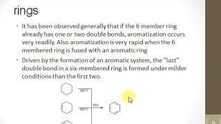 dehydrogenation reactions involving aromatization [upl. by Alyad]