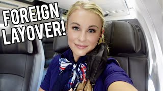 INTERNATIONAL FLIGHT ATTENDANT LIFE 👩🏼‍✈️A Fun Foreign Layover [upl. by Rider]