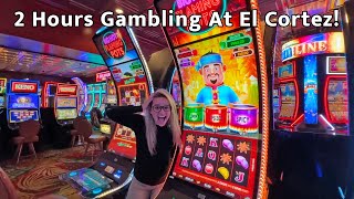 I Played Slots At El Cortez For 2 Hours Las Vegas Slot Machines [upl. by Sandry]