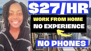 Act Fast Earn 27hr EntryLevel Work from Home Jobs 2023 No Experience No Degree No Phones [upl. by O'Shee]