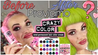 COME COLORARE I CAPELLI IN MODO TEMPORANEO  PROVIAMO CRAZY COLOR👩🏻‍🎤🧑🏻‍🎤 [upl. by Annemarie]