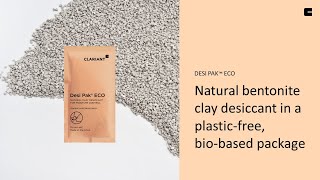 Desiccant Desi Pak ECO natural bentonite clay [upl. by Concepcion]