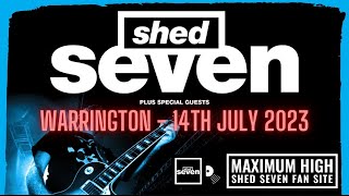 Shed Seven  Live at Warrington Parr Hall 14th July 2023 [upl. by Rey766]