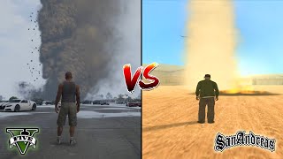 GTA 5 TORNADO VS GTA SAN ANDREAS TORNADO  WHICH IS BEST [upl. by Aissila330]