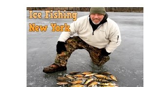 Ice fishing Lake Lonely in New York [upl. by Autrey]