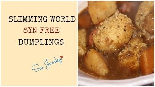 Slimming World Syn Free Dumplings Recipe [upl. by Ijies]