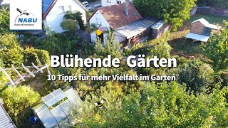 Blühende Gärten – 10 Tipps für mehr Vielfalt im Garten [upl. by Nalyad860]