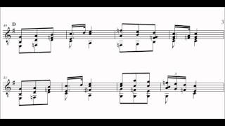 Dvorak  Slavonic Dance Op 72 No 2  Paul Palmer Guitar [upl. by Orlena663]