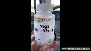 SOLARAY MEGA MULTI MINERAL REVIEW amp MY MINERAL TONIC RECIPE [upl. by Recnal]