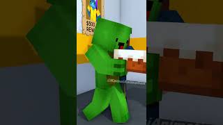 WHO IS REAL  MAIZEN Minecraft Animation shorts [upl. by Ammamaria]