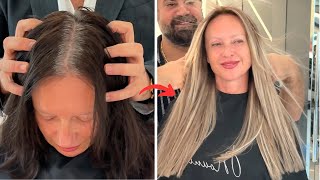 This hair transformation will leave you speechless by Mounir [upl. by Aniryt]