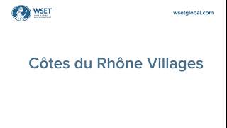 How to say it Côtes du Rhône Villages [upl. by Eldwin248]