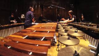 Eastman Percussion Ensemble Fandango 13 [upl. by Iuqcaj]