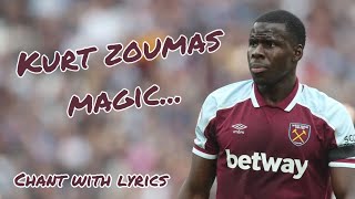 Kurt Zouma Chant  With Lyrics [upl. by Oremar619]