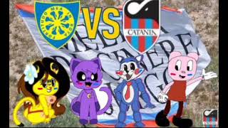 🦾❤️💙Coppa Italia Frecciarossa Carrarese vs Catania la prima partita del Catania andiamo a vincere [upl. by Minier]