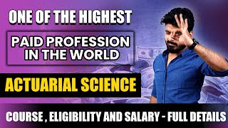 ACTUARIAL SCIENCE  One of the Highest Paid Job in the World  Complete Course Details and Guidance [upl. by Fabria3]