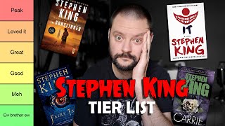 Tier ranking every Stephen King book Ive read [upl. by Elakram589]