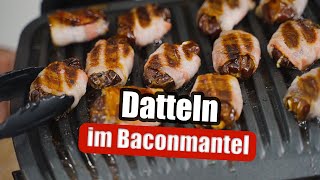 Ein leckerer Snack aus dem OptiGrill  Datteln im Speckmantel [upl. by Noakes269]