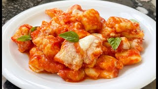 GNOCCHI ALLA SORRENTINA homemade potato gnocchi oven roast  classic recipe made in Italy [upl. by Maisie]