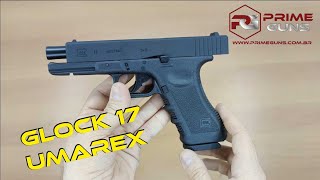 Pistola Airgun Glock 17 Umarex Blowback Co2 45mm Full Metal [upl. by Gwen]