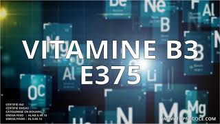 Vitamine B3 TOP NEGOCE MAROC [upl. by Bortman]