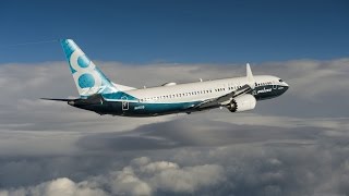 Boeing completes first flight of the 737 MAX [upl. by Borek]