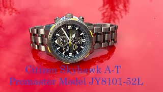 Citizen Skyhawk Blue Angels Titanium Promaster Review  Model JY810152L [upl. by Sirc402]