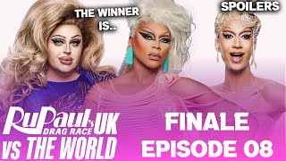 UK Vs The World S2 FINALE Heavy Spoilers  RuPauls Drag Race TOP BOTTOM amp ELIMINATION [upl. by Yeo]