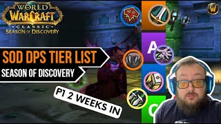 DPS Tier List  WoW Season of Discovery [upl. by Hoffarth]