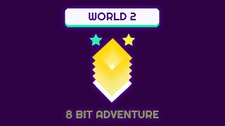 quot8 Bit Adventurequot 100  WORLD 2  The Impossible Game 2 [upl. by Osicran509]