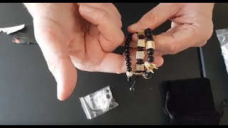 TASSETI BRACELETS  LUNETTE HOMME UNBOXING✊📿 [upl. by Eerased736]