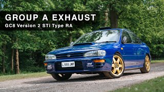 Hayward and Scott Group A Exhaust Sound on Ver2 STi Type RA [upl. by Il]