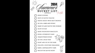 Best 30 Summer Bucket List Ideas for Girls and Teens [upl. by Ecinaj]