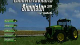 Landwirtschafts Simulator 2009  Menu mod by Gutek [upl. by Haida]