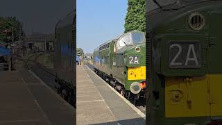 D6700 through Loughborough Central during the Great Central Railway Diesel Gala greatcentralrailway [upl. by Pretrice]