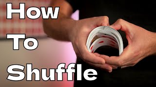 How to Shuffle a Deck of Cards Beginner to Pro [upl. by Marne]