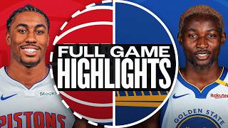 PISTONS at WARRIORS  NBA PRESEASON FULL GAME HIGHLIGHTS  October 13 2024 [upl. by Rehc486]